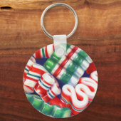 リボンキャンディアルミサークルキーチェーン キーホルダー (正面)