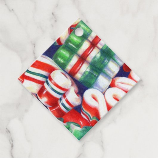 リボンキャンディダイヤモンドギフトラベル フェイバータグ (正面)