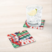 リボンキャンディダイヤモンド紙コースター ペーパーコースター (インサイチュ)