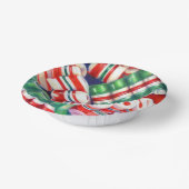 リボンキャンディー 7" 紙皿 (傾斜あり)