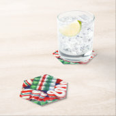 リボンキャンディ六角紙コースター ペーパーコースター (インサイチュ)