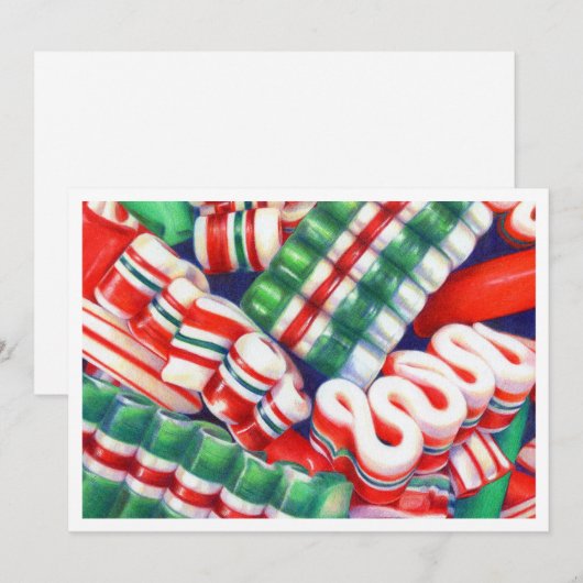 リボンキャンディ5x7フラットカード シーズンカード (正面/裏面)