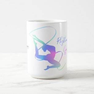 リボンコーヒーマグスポーツとリズム体操 コーヒーマグカップ