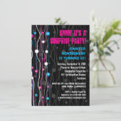 リボンスフィア コンフェッティ パーティー招待状 招待状 (スタンド正面)