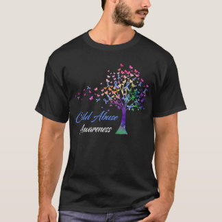 リボンツリーの子の虐待認識度 Tシャツ