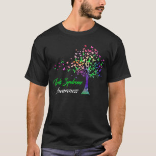 リボンツリー歌舞伎症候群認識度Tシャツ Tシャツ