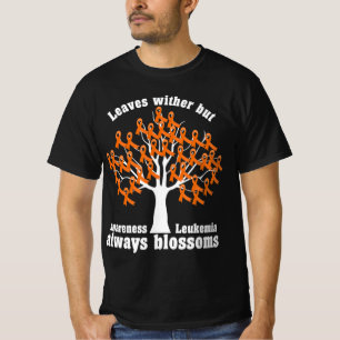 リボンツリーAml白血病認識度 Tシャツ