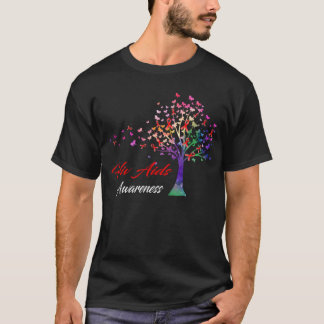 リボンツリーHivエイズ認識度Tシャツ Tシャツ