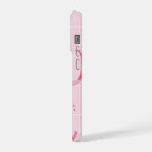 リボンデザインのiPhone 15 Proケース iPhoneケース (左側面)