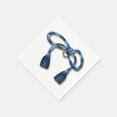 リボンノット紙ナプキン スタンダードカクテルナプキン (角)