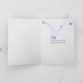 リボンハートとアイビーブーケ カード (内部)