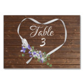 リボンハートオンバーンウッド テーブルナンバー (裏面)