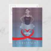 リボンハート シーズンポストカード (正面/裏面)