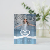 リボンハート ポストカード (スタンド正面)