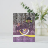 リボンハート ポストカード (スタンド正面)