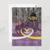 リボンハート ポストカード (正面/裏面)