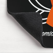 リボンバタフライAml白血病認識度 マウスパッド (コーナー)