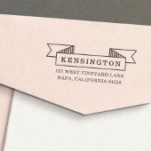 リボンバナー差出人住所 セルフインキングスタンプ