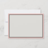 リボンブラケットのrsvp 出欠カード (裏面)