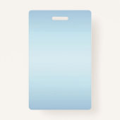 リボンブルーカラフルに一致するバルーンのクラスタ バッジ (裏面)