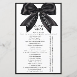 リボンボウブライダルシャワーゲーム