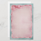 リボンロマンス 便箋 (正面/裏面)