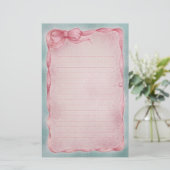 リボンロマンス 便箋 (スタンド正面)