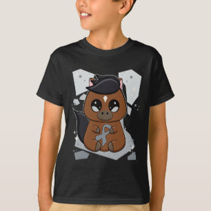 リボン世界ディスレクシア戦争とサラブレッド馬 Tシャツ