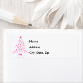 リボン乳癌のクリスマスツリー ラベル (インサイチュ)