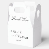 リボン付きエレガントな結婚式のお気に入りギフトボックス フェイバーボックス (オープン)