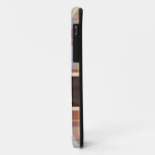 リボン付きオレンジブラウンタータンチェック Case-Mate iPhoneケース (裏面/左)