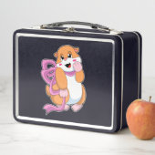 リボン付きハムスター メタルランチボックス (インサイチュ)