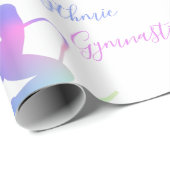 リボン付きリズム体操 ラッピングペーパー (ロールコーナー)