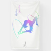 リボン付きリズム体操 横断幕 (縦)