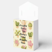 リボン付き小さなテントの好意ボックスと庭の引用文 フェイバーボックス (オープン)