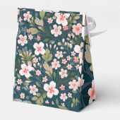 リボン付き小型テント景品箱（花柄デザイン） フェイバーボックス (裏面サイド)