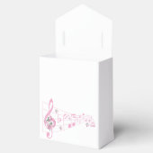 リボン付き甘いエンドウ豆&音楽テント フェイバーボックス (オープン)