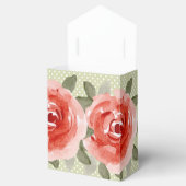 リボン付き レッドキャベツ ローズ テント ファーボックス フェイバーボックス (オープン)