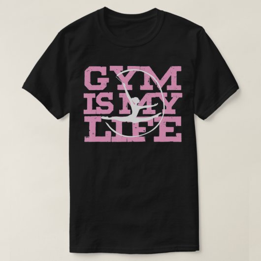 リボン体操の韻の体操Twillingジム Tシャツ (デザイン正面)