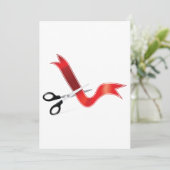 リボン切断 招待状 (スタンド正面)