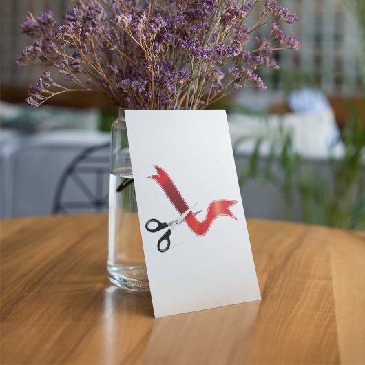 リボン切断 招待状