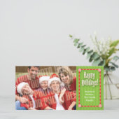 リボン及びキャンデーの独身のな写真 シーズンカード (スタンド正面)