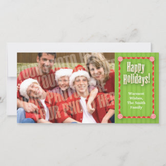 リボン及びキャンデーの独身のな写真 シーズンカード