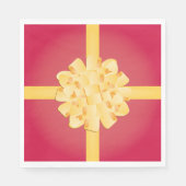 リボン及びボウ紙ナプキン スタンダードランチョンナプキン (正面)