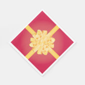 リボン及びボウ紙ナプキン スタンダードランチョンナプキン (角)