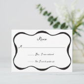 リボン応答カードを挿入 出欠カード (スタンド正面)