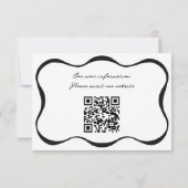 リボン応答カードを挿入 出欠カード (裏面)