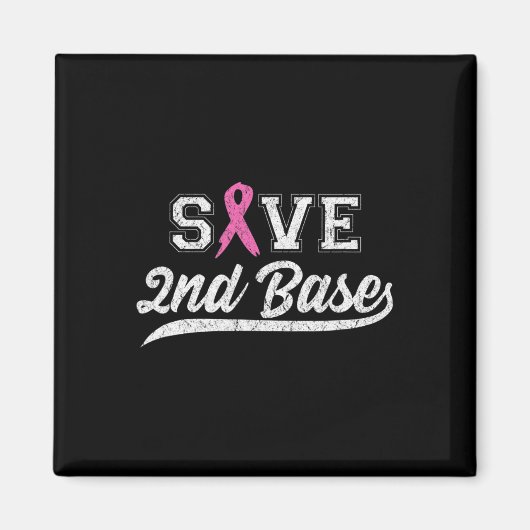 リボン救第2塩基乳がん認識度Vi マグネット (正面)