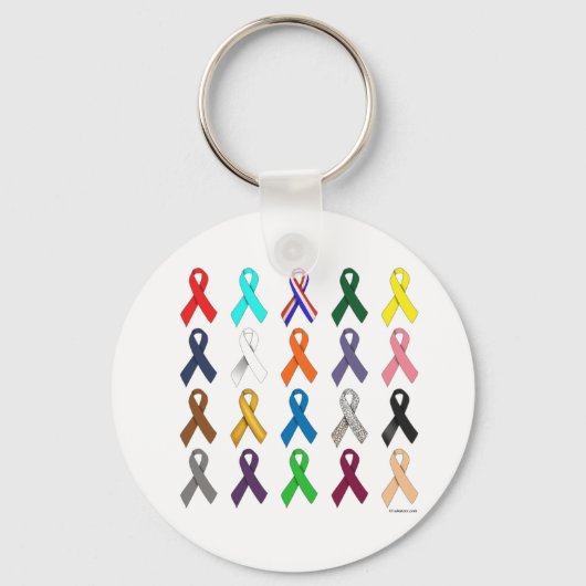 リボン数々のの キーホルダー (正面)