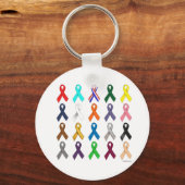 リボン数々のの キーホルダー (正面)